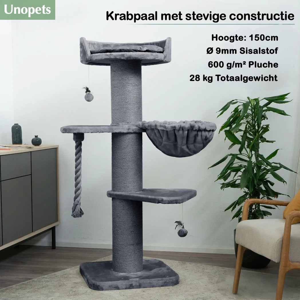 Granaria Krabpaal | Ø 22 cm krabstam | 9 mm sisalwikkeling | Sterk & Duurzaam - Unopets - Beste producten voor honden en katten