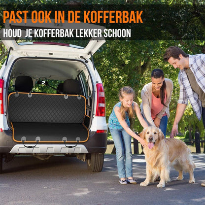 Waterdichte beschermhoes voor honden in de auto, voorkomt vuil en krassen, beschermt tegen klauwen en zorgt voor comfort. Geschikt voor elke auto, eenvoudig te installeren en gemaakt van duurzame materialen.