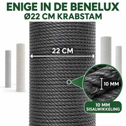 Granaria Krabpaal | Ø 22 cm krabstam | 10 mm sisalwikkeling | Sterk & Duurzaam - Unopets  - Beste producten voor honden en katten