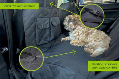 Met de Unopets 4-in-1 Beschermhoes blijft je auto schoon en je huisdier veilig, waar je ook naartoe gaat. Deze stevige, multifunctionele hoes is eenvoudig te bevestigen en kan snel omgebouwd worden voor gebruik op de achterbank, voorstoelen of in de kofferbak. Perfect voor honden en katten.

Voordelen:

Antislip: De antislip onderkant zorgt ervoor dat de hoes op zijn plek blijft, zelfs tijdens het rijden.
Multifunctioneel: Gebruik de hoes als hangmat, voor de achterbank, voorstoel of in de kofferbak.