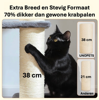 Stevige Krabpaal Voor Grote Katten | 7-Lagen Klimparadijs