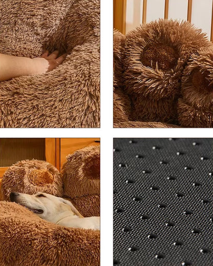 Het Unopets Hondenbed biedt ultiem comfort en ondersteuning voor je hond. Gemaakt van luxe imitatiebont en duurzaam nylon, zorgt het voor een zachte en veilige slaapomgeving. Het orthopedische ontwerp biedt gewrichtsondersteuning, ideaal voor oudere honden of honden met gewrichtspijn. Het bed is eenvoudig schoon te maken en past perfect in elk interieur.