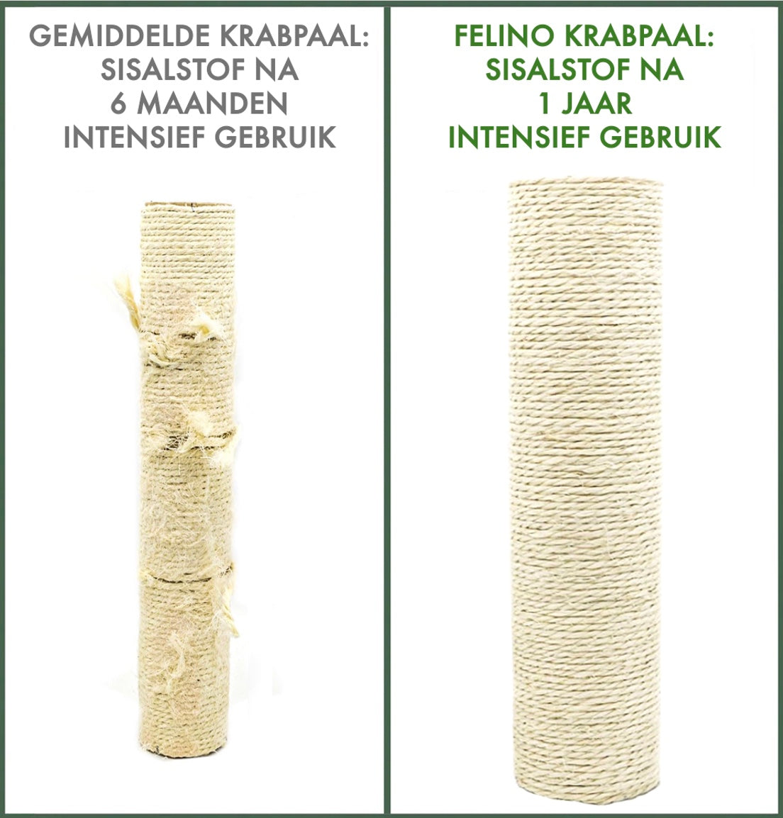 Felino Krabpaal – Het Paradijs voor Katten – Verstelbaar tot 275 cm – Ø 20 cm Sisalpalen - Unopets  - Beste producten voor honden en katten