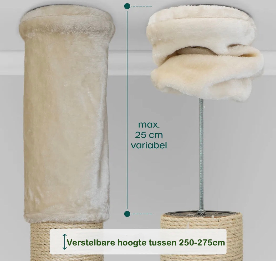 De afmeting van de zachte pluche bekleding van de Felino Krabtoren 
