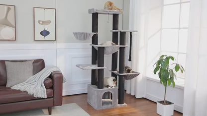 Maine Coon Speeltoren XXL toont zijn kenmerken